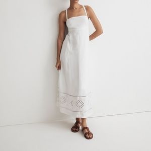 Madewell eyelit cami dress